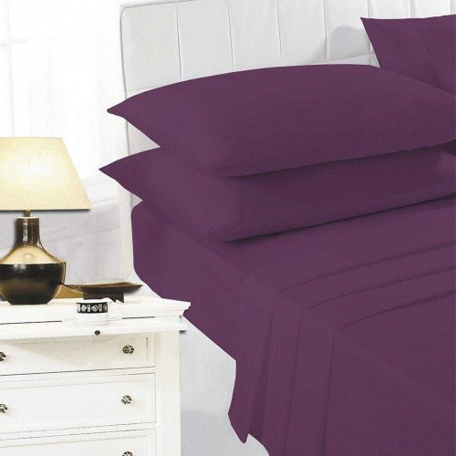 Front - K Collection percale Percale Fitted Sheet