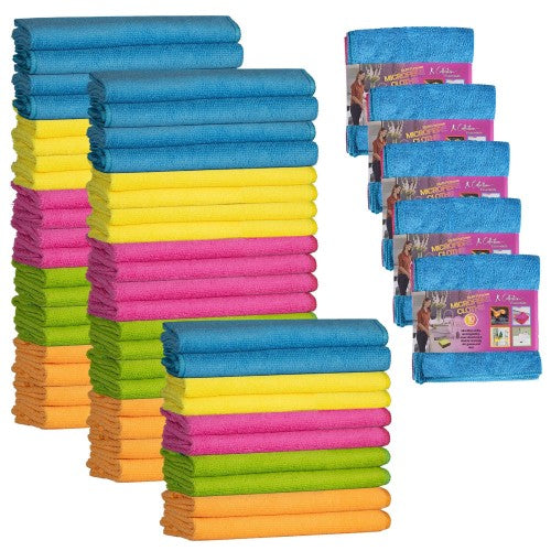 Front - K Collection Microfibre Cleaning Cloth (Pack of 50)