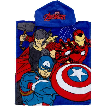 Front - Marvel Avengers Lets Go Hooded Towel