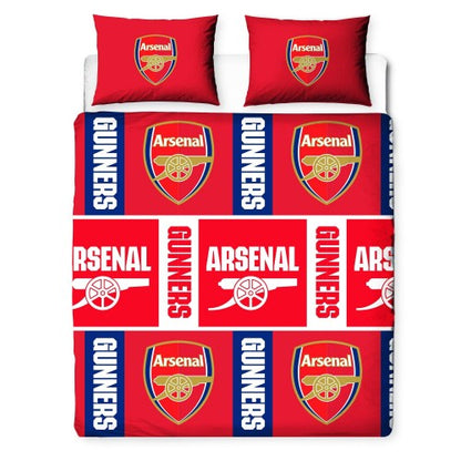 Front - Arsenal FC Crest Reversible Duvet Set