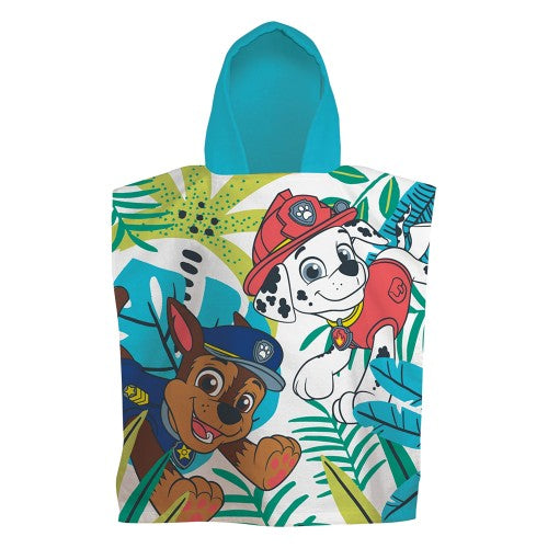 Front - Paw Patrol Childrens/Kids Jungle Hooded Towel