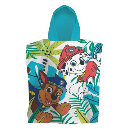 Front - Paw Patrol Childrens/Kids Jungle Hooded Towel