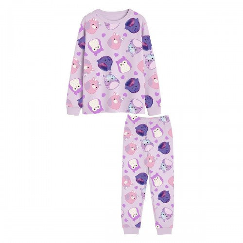 Front - Squishmallows Childrens/Kids All-Over Print Long Pyjama Set