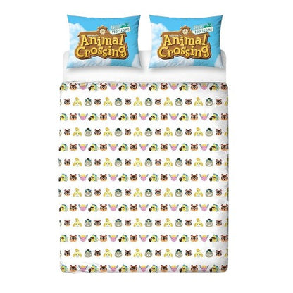 Front - Animal Crossing Beach Reversible Duvet Set (Pack of 2)