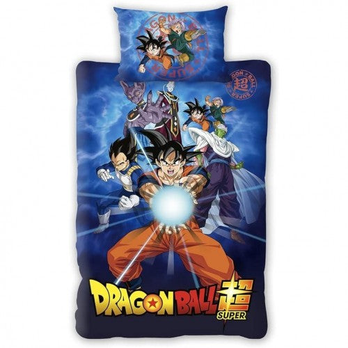 Front - Dragon Ball Z Kamehameha Goku Reversible Duvet Set
