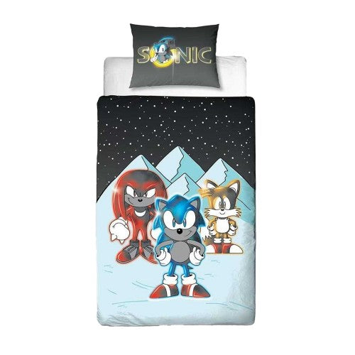 Front - Sonic The Hedgehog Snow Reversible Duvet Set