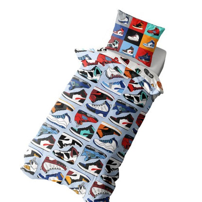 Front - K Collection Sneaker City Reversible Duvet Set