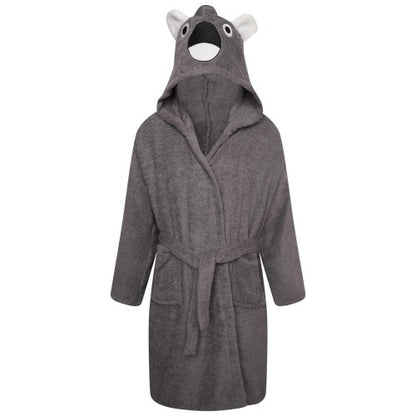 Front - Keanu Childrens/Kids Koala Head Cotton Dressing Gown