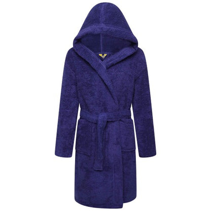 Front - Keanu Childrens/Kids Cotton Dressing Gown