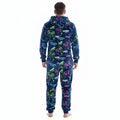 Front - Floso Mens Game Controller Fleece Jumpsuit