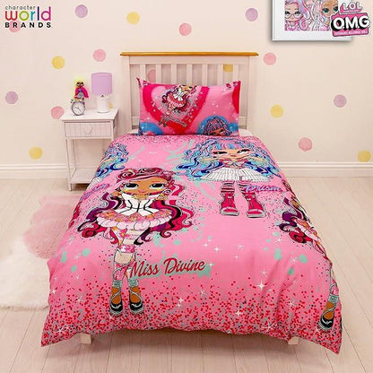 Multicoloured - Pack Shot - LOL Surprise Queens Doll Reversible Duvet Set