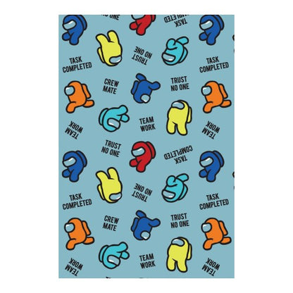 Front - Among Us Trust No One Fleece Supersoft Blanket