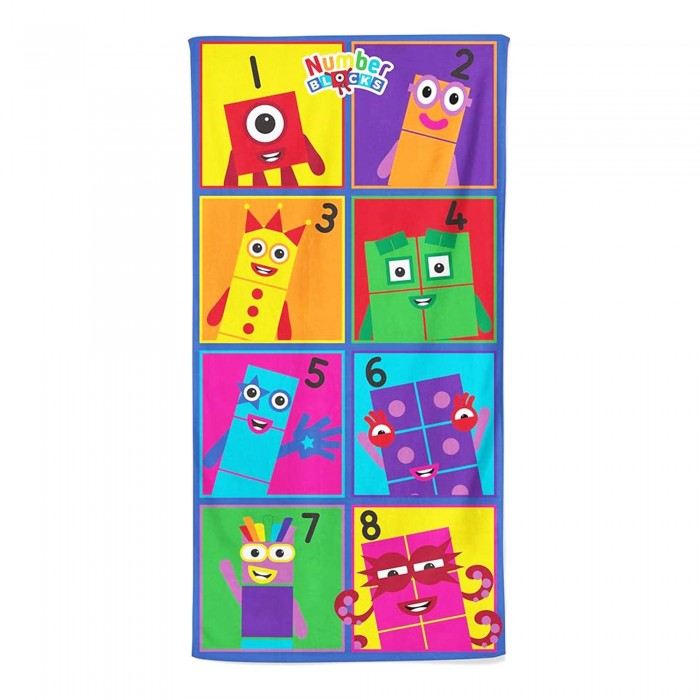 Front - Numberblocks Meet the Numberblocks Characters Beach Towel