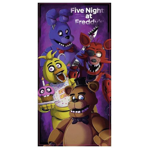 Front - Five Nights At Freddys Freddy Fazbear Towel