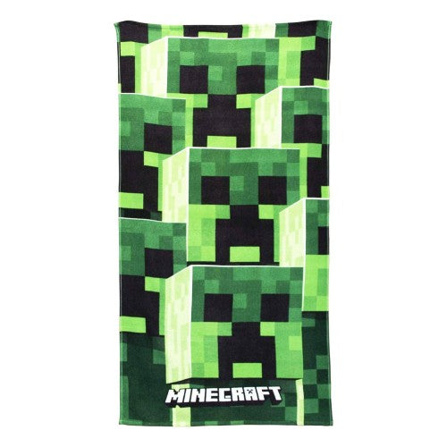 Front - Minecraft Tower Towel
