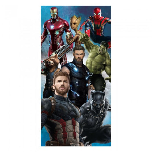 Front - Marvel Avengers Superheroes Towel