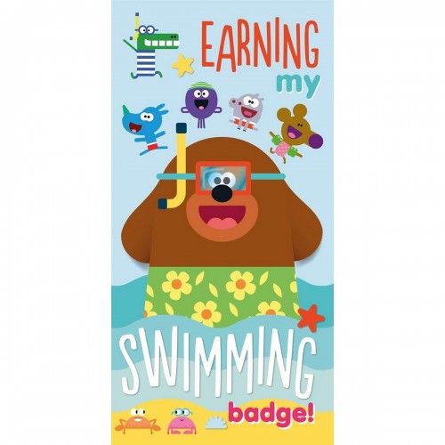 Front - Hey Duggee Swimming Badge Characters Towel