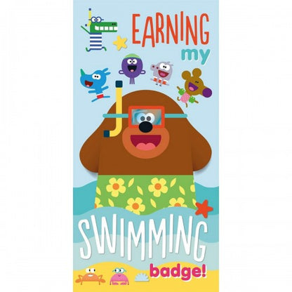 Front - Hey Duggee Swimming Badge Characters Towel