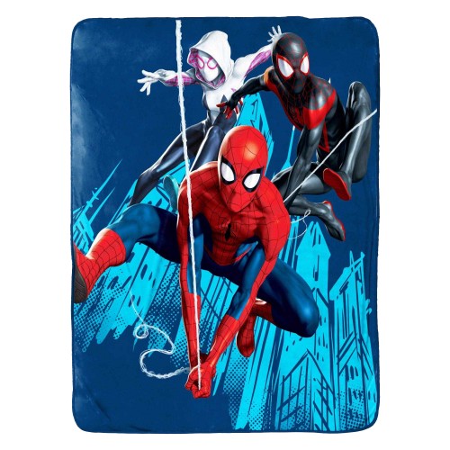 Front - Spider-Man Plush Printed Throw