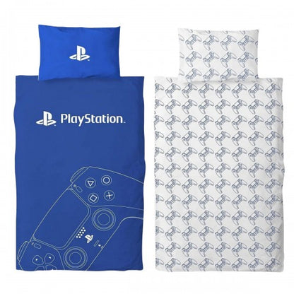 Front - Playstation Game Controller Reversible Duvet Set