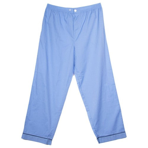 Front - Keanu Mens Poplin Woven Pyjama Bottoms (Pack of 2)