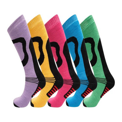 Front - Soxy Womens/Ladies Thermal Ski Socks (Pack of 5)