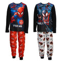 Front - Spider-Man: Miles Morales Childrens/Kids Logo Long Pyjama Set (Pack of 2)