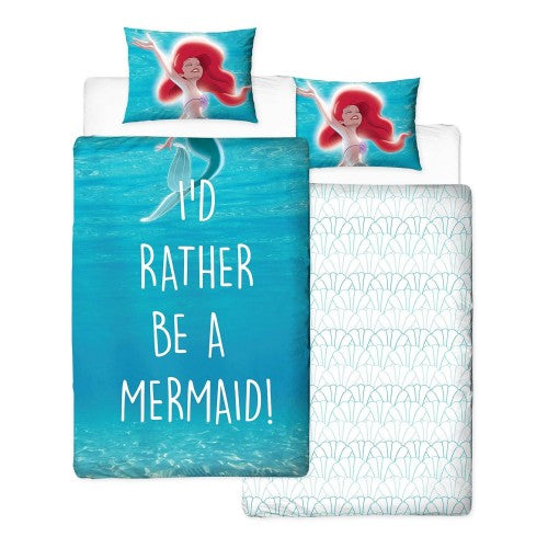 Front - Little Mermaid Reversible Duvet Set