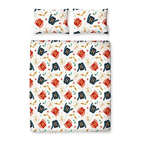 Front - Harry Potter Reversible Christmas Duvet Set