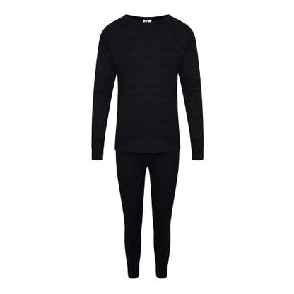 Front - K Collection Childrens/Kids Long-Sleeved Thermal Base Layers Set