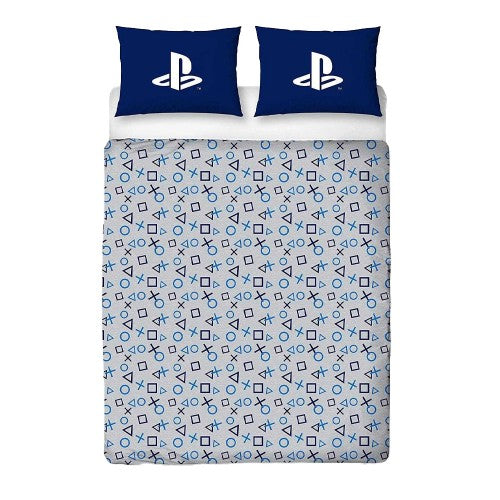 Front - Playstation Icons Reversible Duvet Set