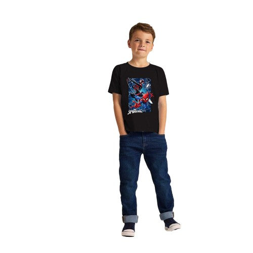 Front - Spider-Man Childrens/Kids Characters T-Shirt (Pack of 3)