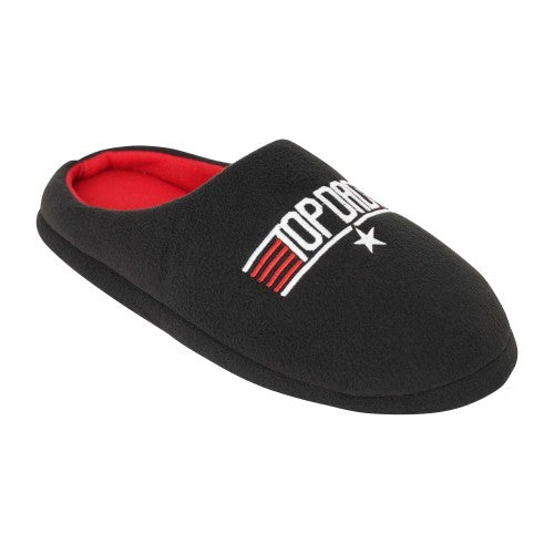 Front - Keanu Mens Top Dad Slip-on Mule Slippers