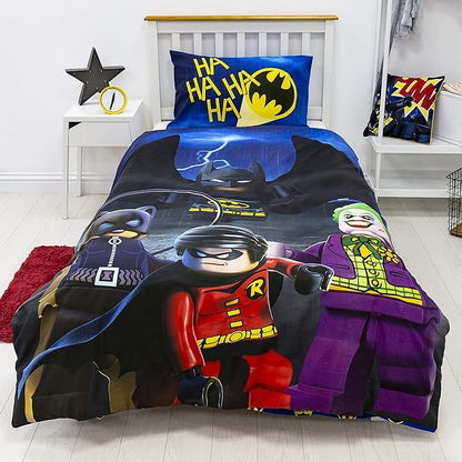 Multicoloured - Front - Lego Batman Movie Reversible Duvet Set
