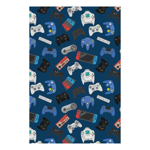 Front - Gamer Fleece Game Controller Blanket