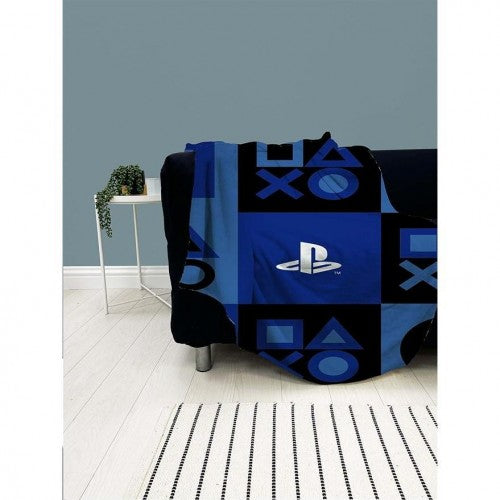 Front - Playstation Fleece Icons Blanket
