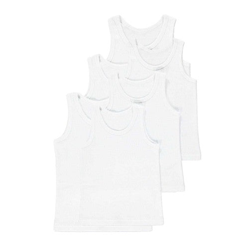 Front - KidCollection Boys Vest Top (Pack of 6)