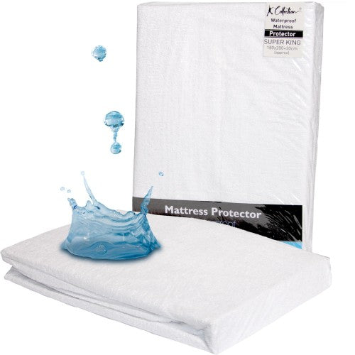 Front - K Collection Terrycloth Mattress Protector