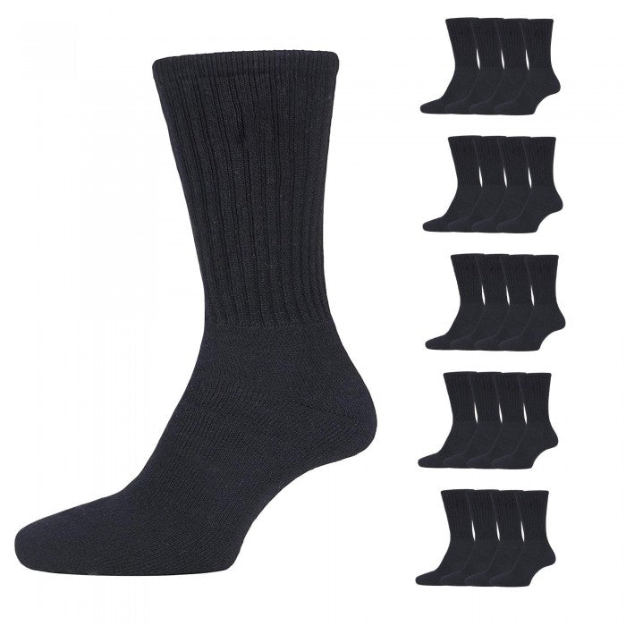 Front - Soxy Mens Cotton Socks (Pack of 20)