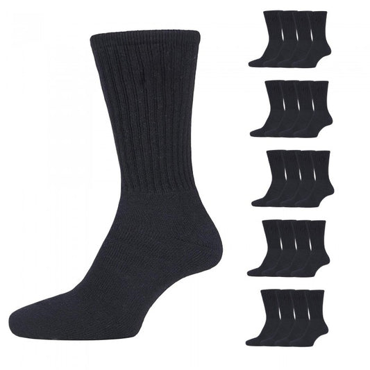 Front - Soxy Mens Cotton Socks (Pack of 20)