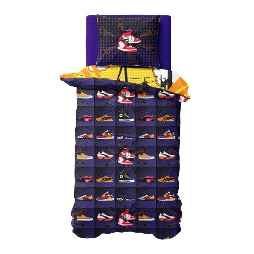 Front - K Collection Sneakerhead Panel Duvet Set