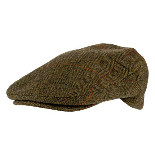 Front - Jack Pyke Childrens/Kids Tweed Flat Cap