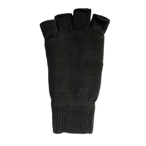 Front - Jack Pyke Mens Thinsulate Plain Fingerless Gloves