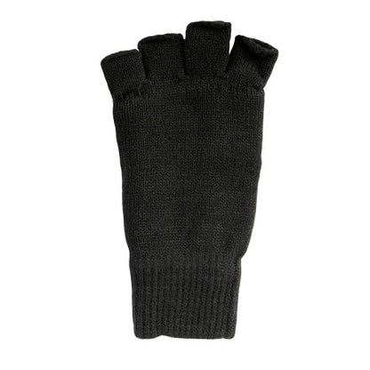 Front - Jack Pyke Mens Thinsulate Plain Fingerless Gloves