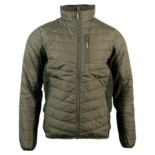 Front - Jack Pyke Mens Quilted Hybrid Jacket