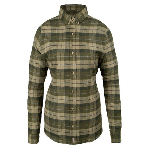 Front - Jack Pyke Womens/Ladies Bleasdale Flannel Heavy Shirt
