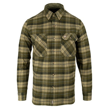 Front - Jack Pyke Mens Bleasdale Checked Flannel Heavy Shirt
