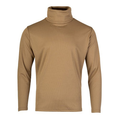 Front - Viper Mens Tactical Camo Roll Neck Midlayer