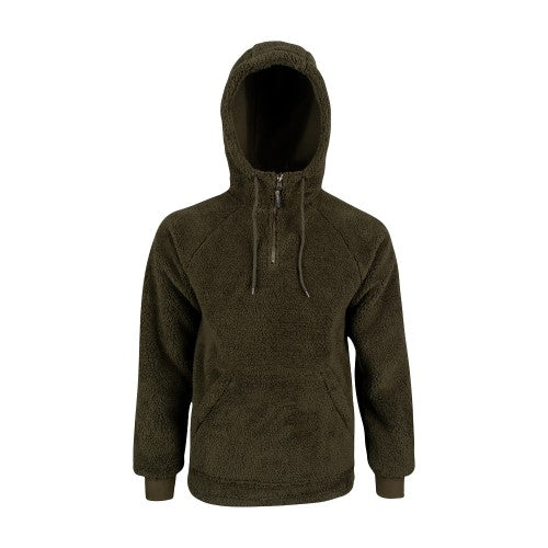 Front - Speero Mens Sherpa Fleece Hoodie