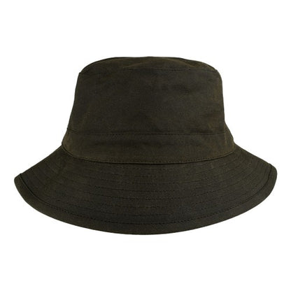 Front - Jack Pyke Mens Waxed Cotton Bucket Hat